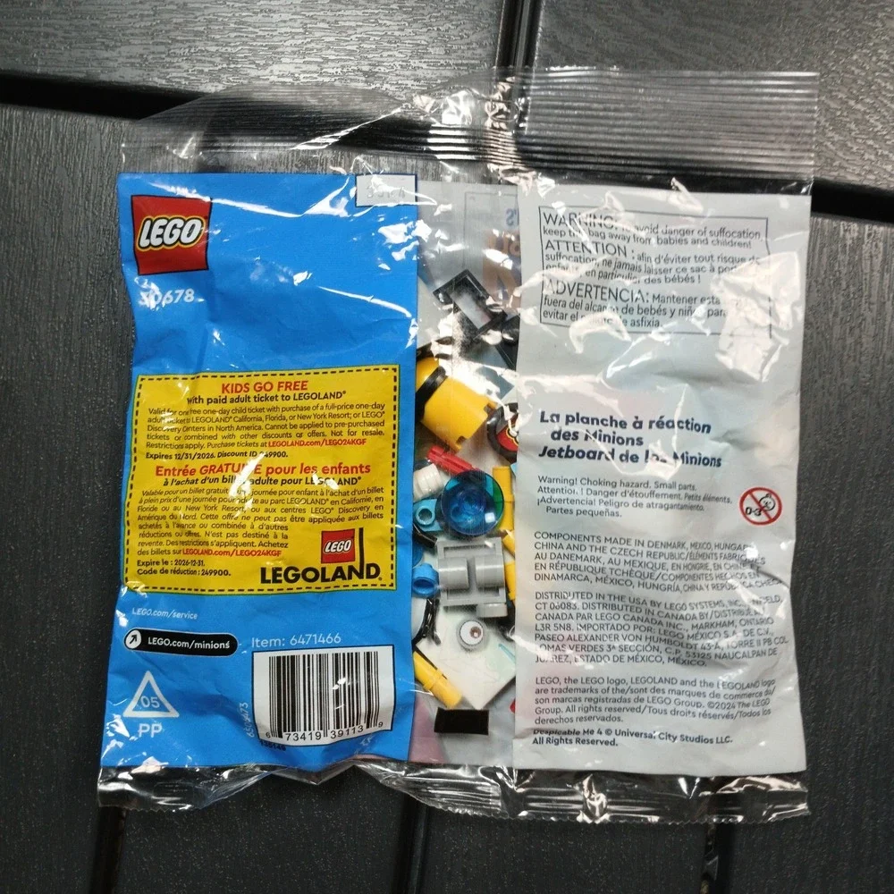 NEW Official Lego Despicable Me Minions Jetboard Polybag Set #30678 48 pieces ZC